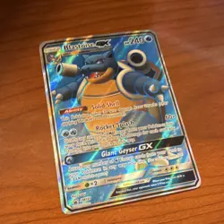 Pokemon TCG Blastoise GX Full Art Promo Holo SM189 NEAR MINT - Image 3