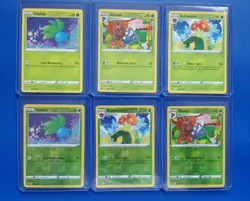 6x Pokemon TCG Crown Zenith: Oddish, Gloom, & Bellossom *Reg. & RH* - Near Mint - Image 1