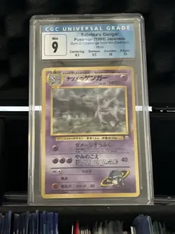 Pokemon TCG Sabrina's Gengar Holo Rare Japanese Edition - Mint - Image 1