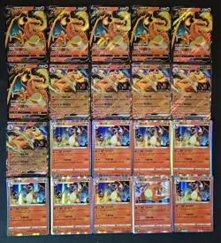 20 Lot Pokemon TCG S-Chinese All Charizard Holo JL89 - Image 1