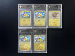 2025 Pokemon S-CHN CBB1C 0704/09 Captain Pikachu RPA 10 Pristine Lot*5 #5 ER08 - Image 1