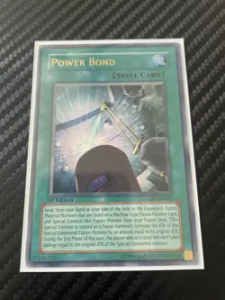 Yugioh! Power Bond CRV-EN037 Ultra Rare 1st Edition LP - Image 1