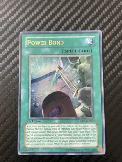 Yugioh! Power Bond CRV-EN037 Ultra Rare 1st Edition LP - Image 2