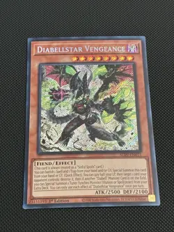 Yugioh | Diabellstar Vengeance (SE) ALIN-EN011 Secret Rare 1st Edition Mint NM - Image 1