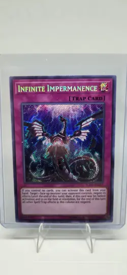 Yugioh Infinite Impermanence FLOD-EN077 Secret Rare NM - Image 1