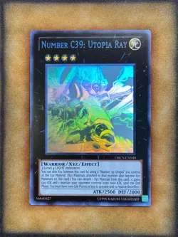 Yugioh Number C39: Utopia Ray ORCS-EN040 Ghost Rare NM - Image 1