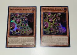 Yugioh! Detonating Kuriboh - SUDA-EN097 - Super Rare - 1st Edition Near Mint x 2 - Image 2