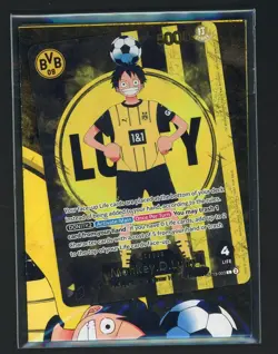 2025 ONE PIECE PROMOS BVB X ONE PIECE MATCH DAY 2025 #003 MONKEY D. LUFFY SEALED - Image 1