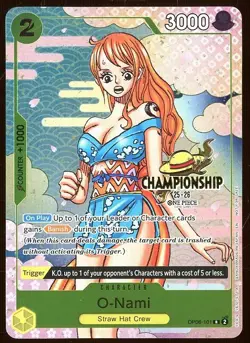 2025 One Piece EN CS 25-26 Event Pack #101 O-Nami - Image 1
