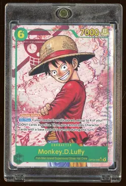 Monkey D. Luffy OP13-118 SEC Alt One Piece Carrying On His Will English Foil - Image 1