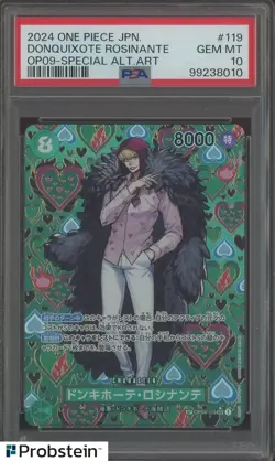 2024 One Piece JPN OP09 #119 Donquixote Rosinante Special Alternate Art PSA 10#1 - Image 1