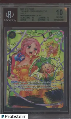 2025 One Piece The Best Premium Booster OP05091 Rebecca SP BGS 10 PRISTINE - Image 1