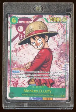 Monkey D. Luffy OP13-118 SEC Alt One Piece Carrying On His Will English Foil - Image 1