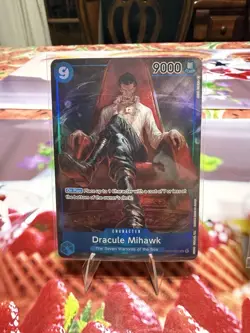 One Piece TCG - Dracule Mihawk Bundle OP01-070 SR and ST12-003 ST Sealed - Image 2