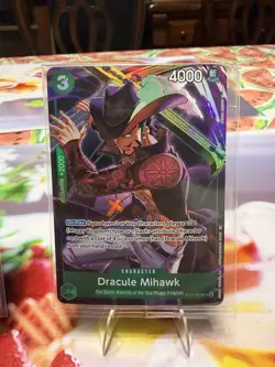 One Piece TCG - Dracule Mihawk Bundle OP01-070 SR and ST12-003 ST Sealed - Image 4