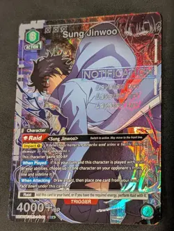 Union Arena Solo Leveling Sung Jinwoo UE07-049 SR* Alt Art - Image 1