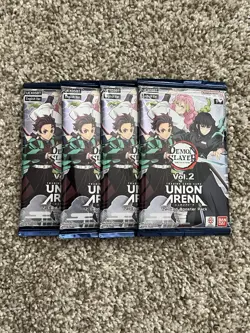 Demon Slayer Vol 2 Union Arena Booster Pack x4 - Image 1