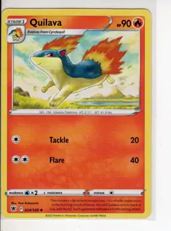 QUILAVA ASTRAL RADIANCE SET POKEMON CARD 024/189 NM/M - Image 1