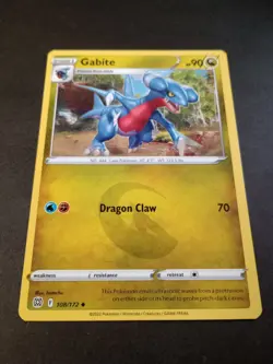 Pokemon Brilliant Stars Gabite Uncommon Card 108/172 NM - Image 1