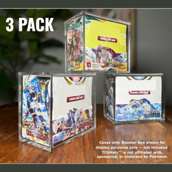 Pokemon Magnetic Booster Box Acrylic Case! Pokemon Card Protective Display! NEW! - Image 1