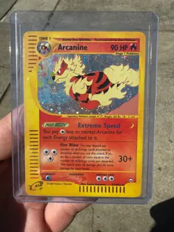 Arcanine Holo Aquapolis WOTC e-Reader Pokemon Card - Image 1