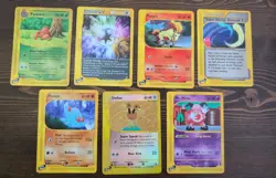 Y2k Pokemon Card Lot 7 Expedition Base Set 2 E Reader W/ 1 Holo Ungraded OBO! - Image 1
