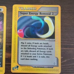 Y2k Pokemon Card Lot 7 Expedition Base Set 2 E Reader W/ 1 Holo Ungraded OBO! - Image 5