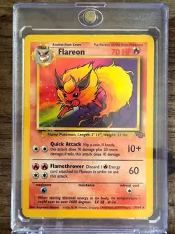 Flareon: 44/95 Reverse Holo, No. 136 Japanese Jungle, 19/64 LOT - 3 Cards - Image 3
