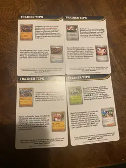 Pre release Perfect order Pokemon TCG Mega Evolution-Trainer Tips Art Card Set - Image 2