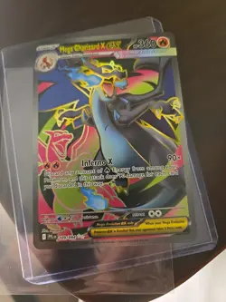 Mega Charizard X ex 109/94 NM + Ultra Rare - Phantasmal Flames Pokemon TCG Card - Image 2