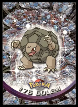 Pokemon Cards Golem #76 Topps Trading Cards Series 1 NM - Image 1