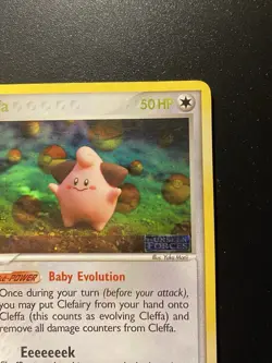 Pokemon Card-Cleffa -Holo-Unseen Forces-21/115-ENG-Stamped-Very Good - Image 3