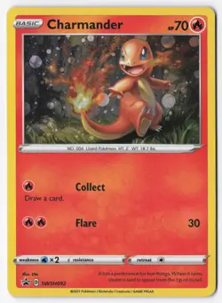 Charmander Holofoil Promo SWSH: Sword & Shield Promo Cards SWSH092 HP - Image 1