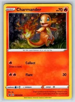 Charmander Holofoil Promo SWSH: Sword & Shield Promo Cards SWSH092 NM - Image 1