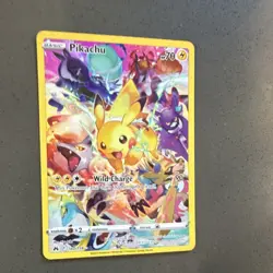Pokemon Pikachu Secret Rare Full Art Holo 70 HP Crown Zenith 160/159 Card - Image 2