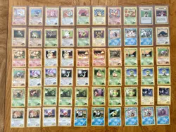 Pokemon TCG Vintage GYM Heroes LOT of 315 Cards NM Unlimited(out of 132 cards) - Image 1
