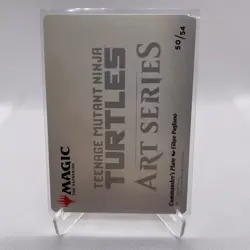 Commander's Plate 50/54 - Art Series - Teenage Mutant Ninja Turtles MTG Art Card - Image 3