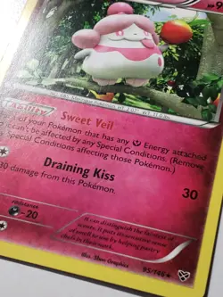 EXCLUSIVE Slurpuff 95/146 LP - Non Holo Variant XY Base Pokemon Card - Image 2