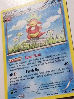 EXCLUSIVE Slowking 21/122 PL - Non Holo Variant Breakpoint Pokemon Card - Image 2