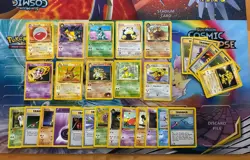 Vintage Pokemon Card Lot WOTC Cards First Edition Shadowless Etc Snorlax Raichu - Image 1