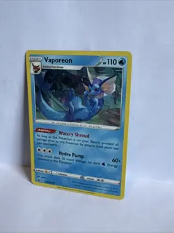 Pokemon TCG Vaporeon SWSH072 Black Star Promo Ultra Rare Holo Card - Image 2