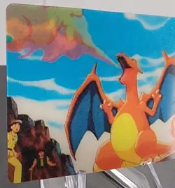 Pokemon Lenticular Charizard Card - Viz Video Pioneer PIKA-0024D - 3D Promo LP - Image 2
