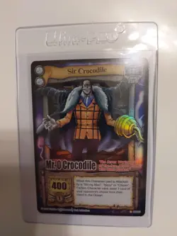 Bandai One Piece CCG Card Mr. 0 Crocodile Sir Crocodile Holo - Image 1