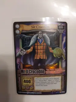 Bandai One Piece CCG Card Mr. 0 Crocodile Sir Crocodile Holo - Image 2