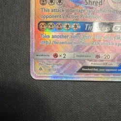 Dialga GX Full Art Holo Pokemon Card 138/131 Dragon Type 2018 English - Image 3