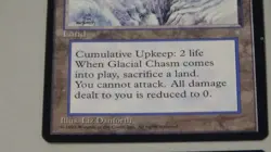 Glacial Chasm x's 4 Liz Danforth Magic the Gathering 1995 all excellent - Image 3