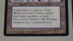 Glacial Chasm x's 4 Liz Danforth Magic the Gathering 1995 all excellent - Image 5