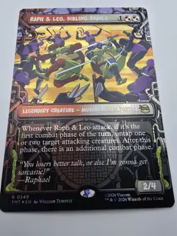 Raph & Leo, Sibling Rivals (Showcase) Teenage Mutant Ninja Turtles Foil - Image 1