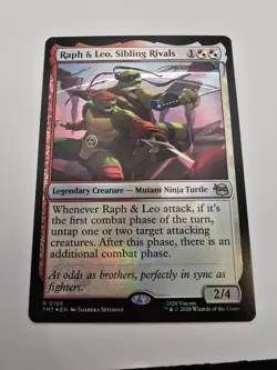 Raph & Leo, Sibling Rivals Teenage Mutant Ninja Turtles Foil - Image 1
