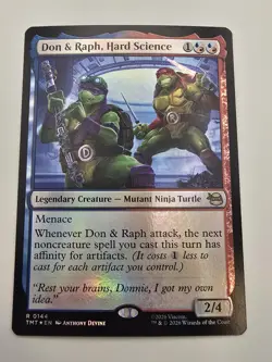 Don & Raph, Hard Science Teenage Mutant Ninja Turtles Foil - Image 1
